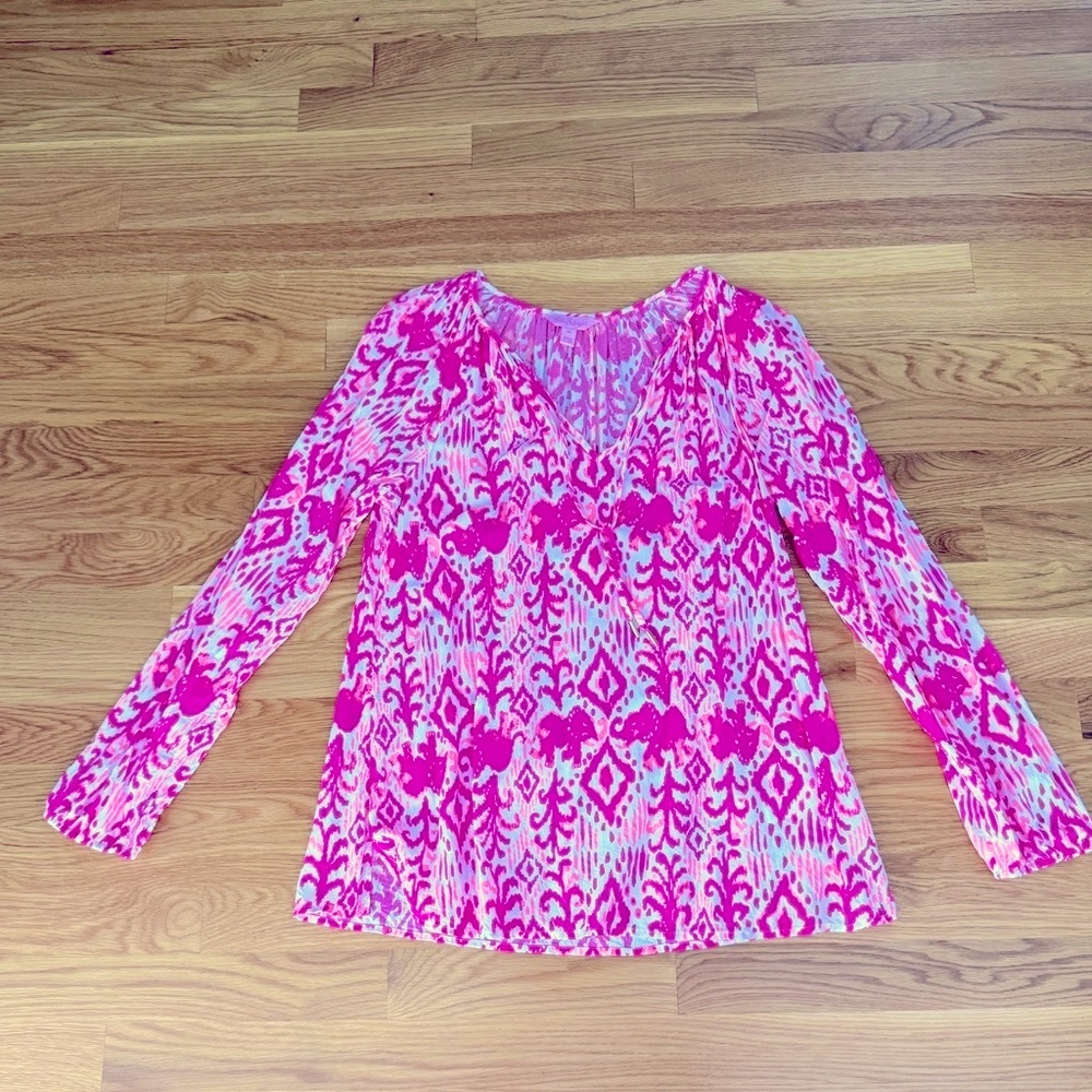 Lilly Pulitzer Willa Blouse Tunic